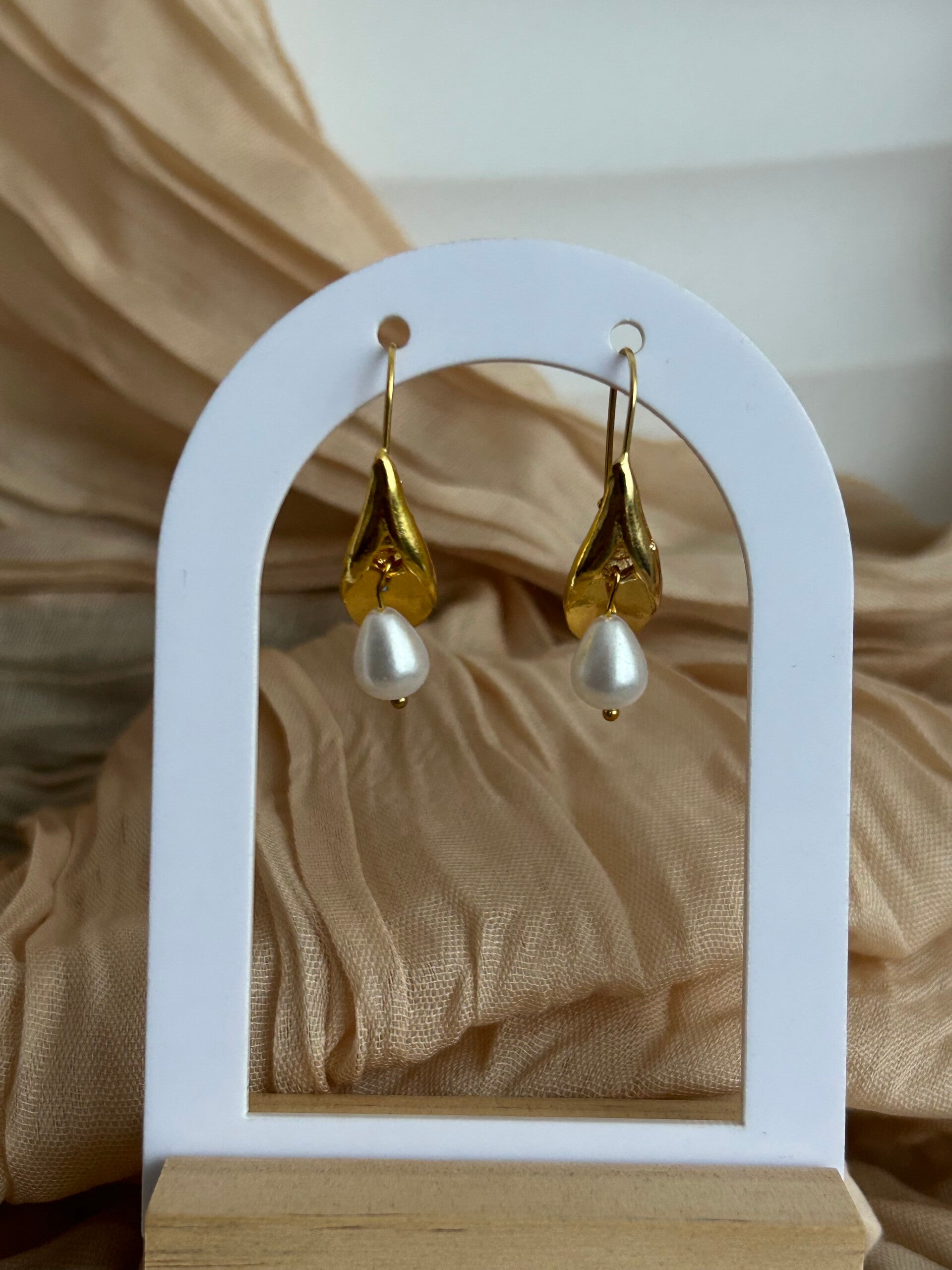 Ohrringe „Calla“ perle