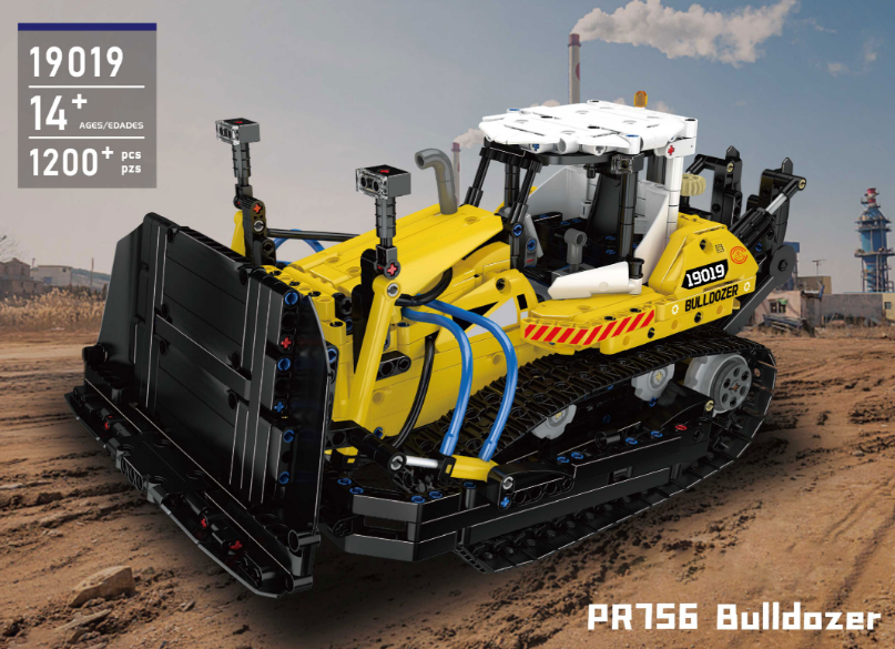 Mould King 19019 – Pneumatisches Bulldozer-Technikmodell