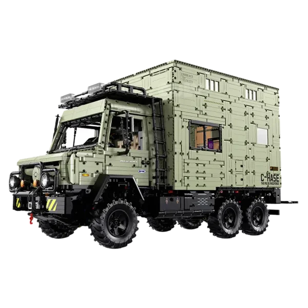 GULY 10661 – Overlander 6x6 Expeditionsfahrzeug Klemmbaustein-Set 1:8 static version