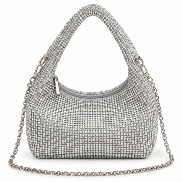 Bolso de fiesta plateado