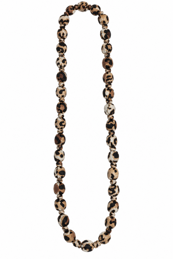 Collar de bolas estampado