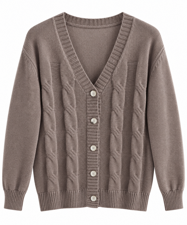 Cardigan roma tierra