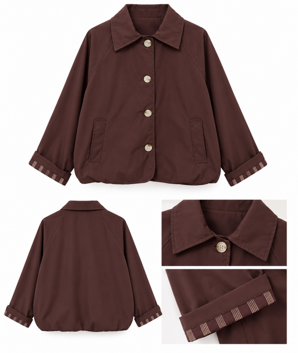 Parka marrón chocolate