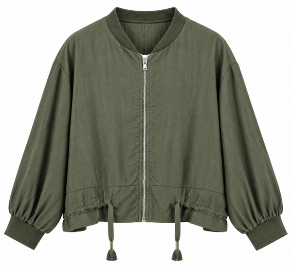 Bomber fina verde