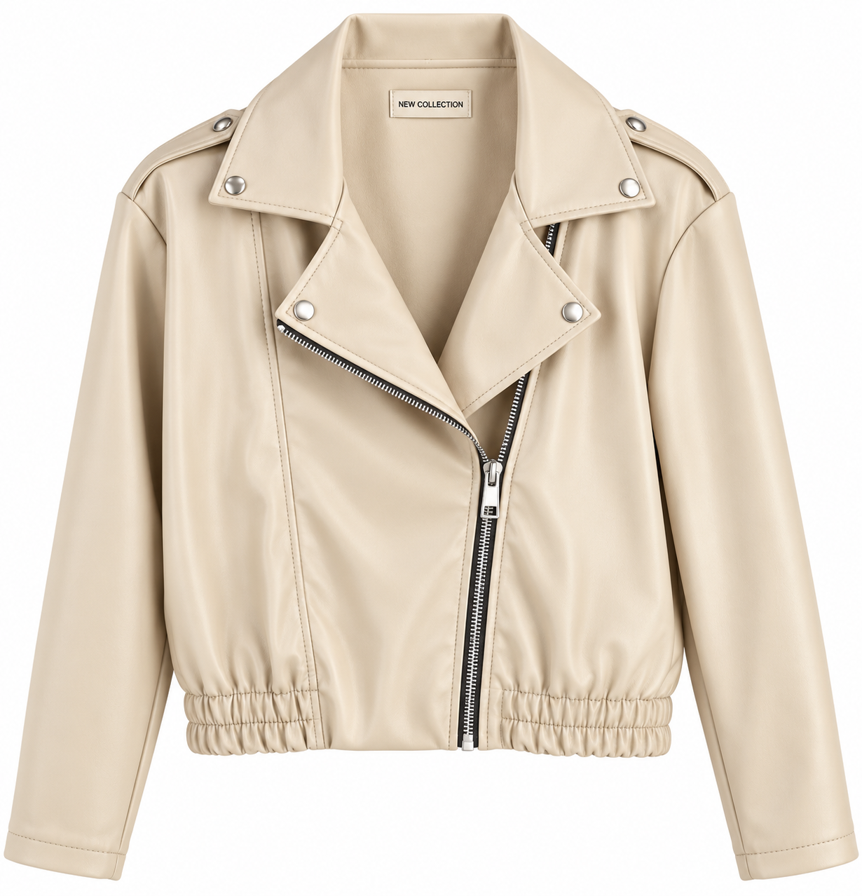 Cazadora bomber beige