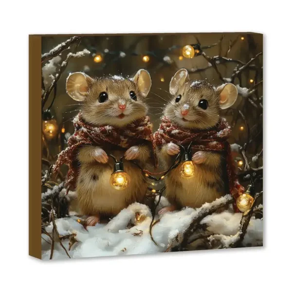 Mice Shelf Sitter Holiday Decorations For Home and Tabletop