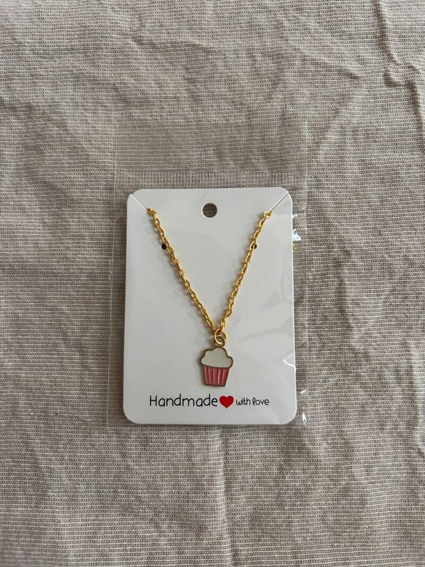 Ketting met een cupcake