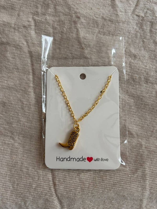 Ketting met een cowboy laars