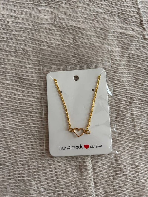 Ketting met een open hartje