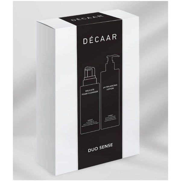 DÉCAAR Duo Sense Delicate Foam Cleanser 150ml en PH Balancing Lotion 500ml