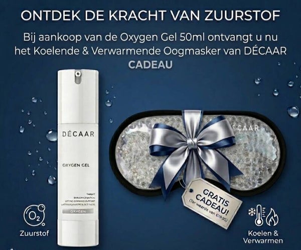 DÉCAAR Oxygen Gel 50ml met DualSence OogmaskerCadeau