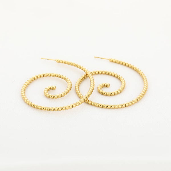Stainless Steel Oorbellen Cirkels Gold