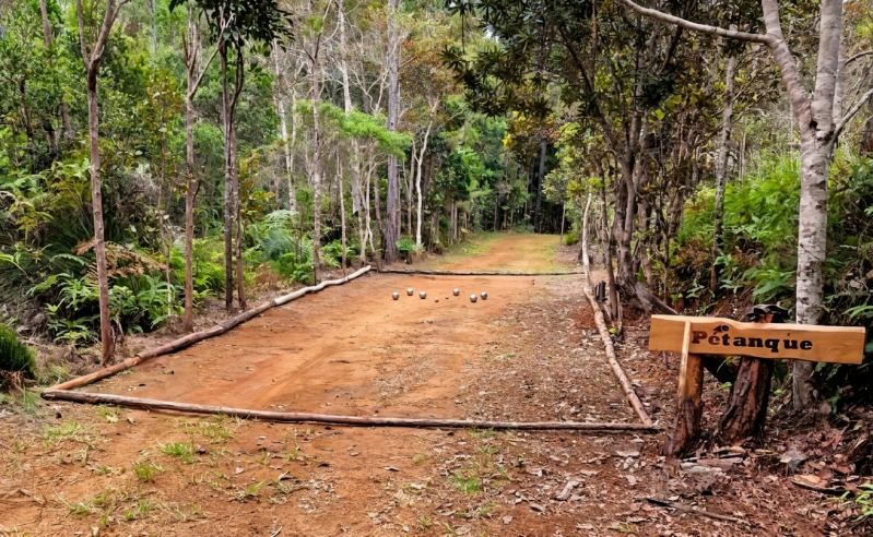 terrain de pétanque familiale