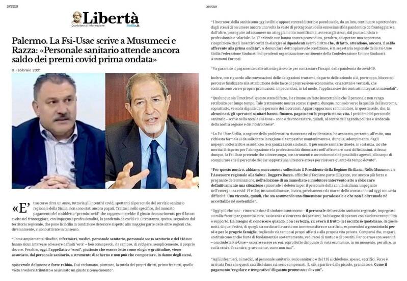 Calogero Coniglio politica sindacale presidente Regione Siciliana Nello Musumeci covid-19 coronavirus