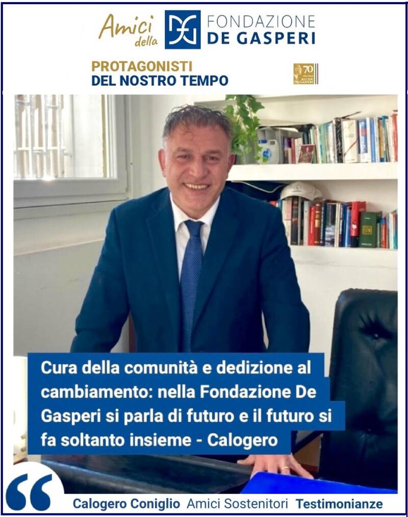 Calogero Coniglio Fondazione De Gasperi 
