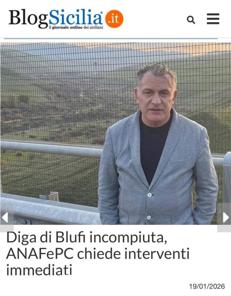 Emergenza acqua Sicilia