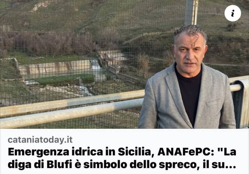 Emergenza idrica Sicilia