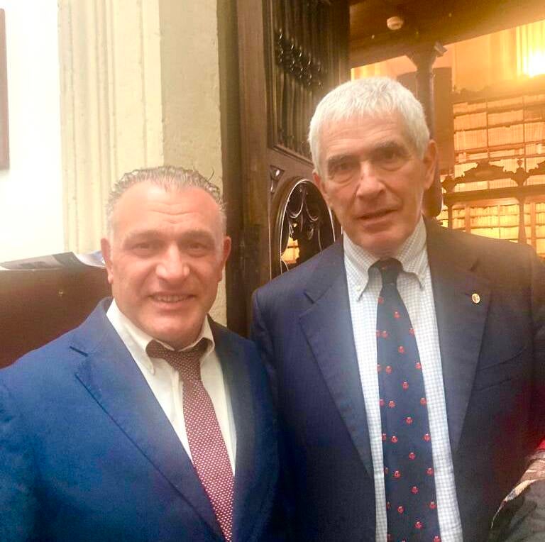 Calogero Coniglio evento fondazione De Gasperi con Pier Ferdinando Casini