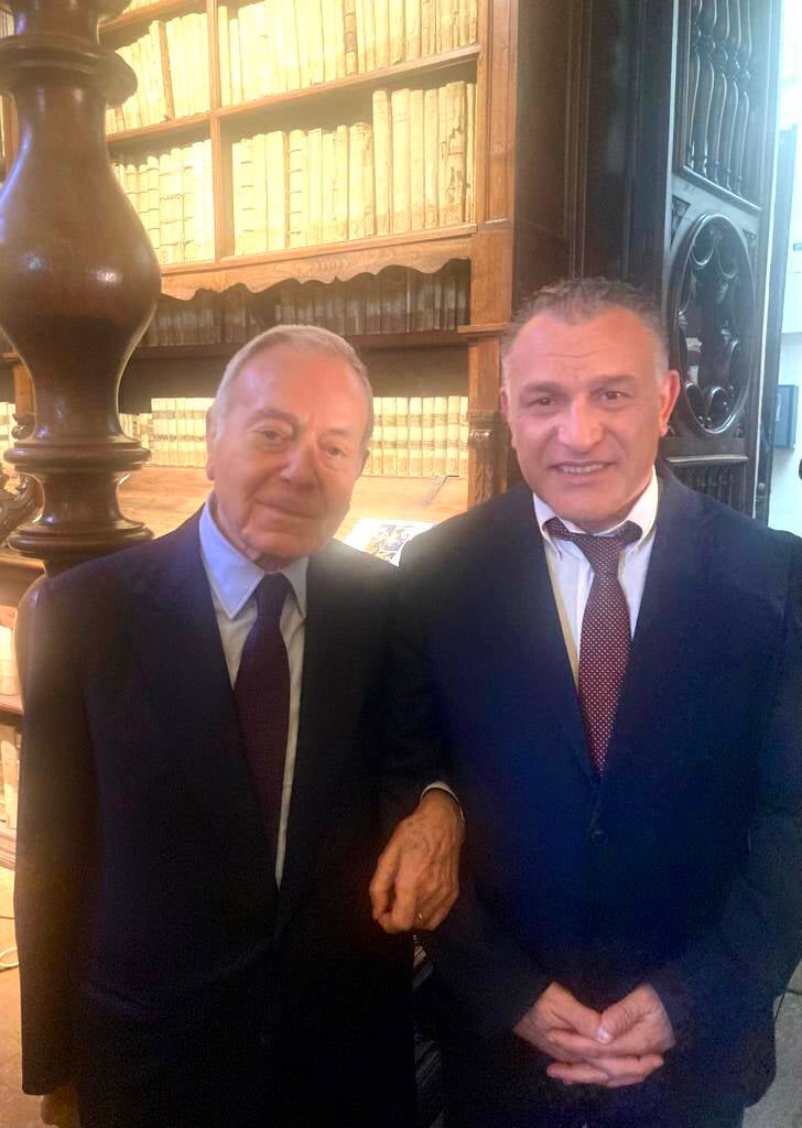 Calogero Coniglio evento fondazione De Gasperi con Gianni Letta