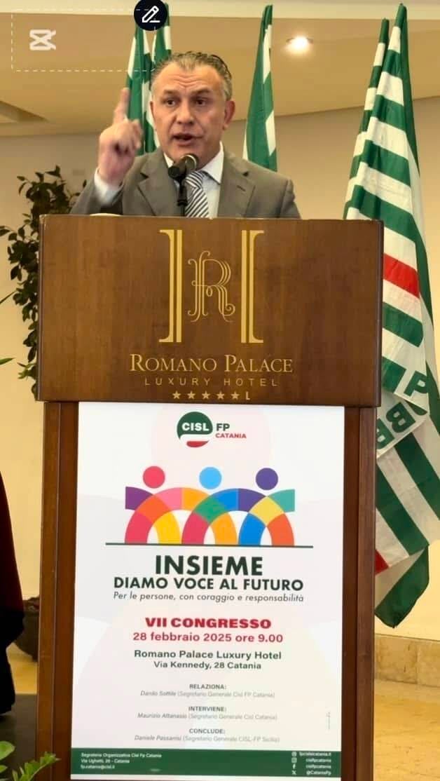 Coniglio Calogero intervento congresso cisl fp catania esu