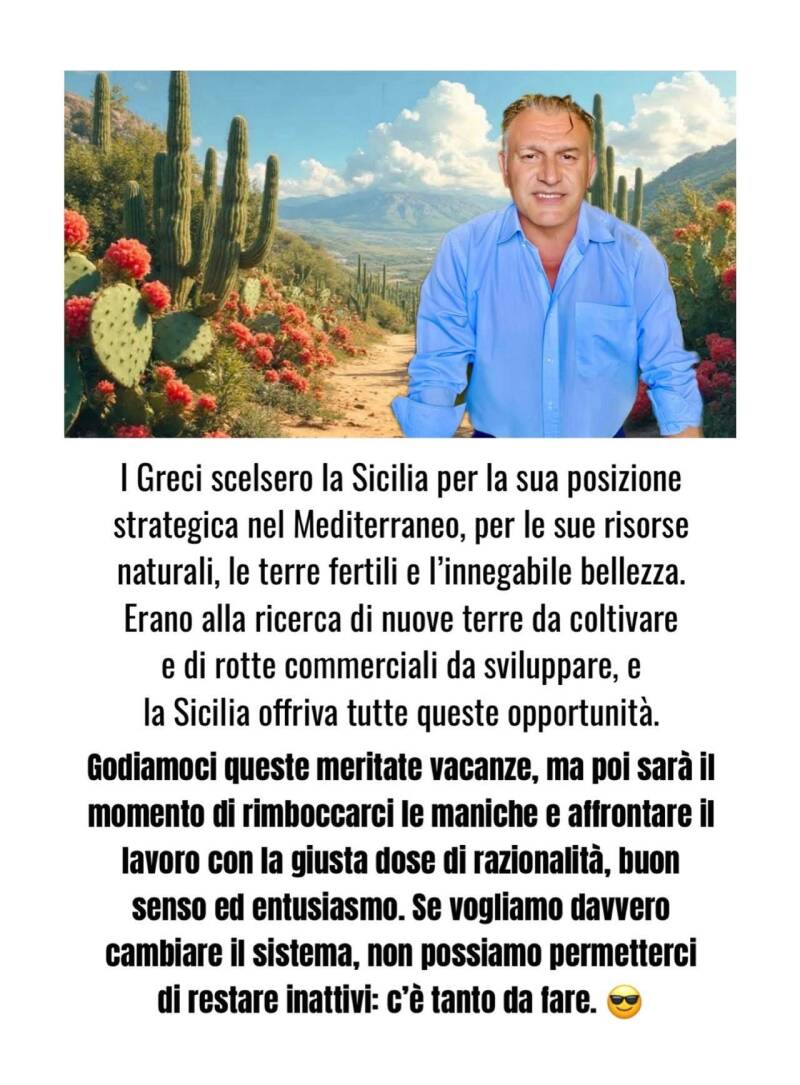 Calogero Coniglio Sto riflettendo se è giunto il tempo di dare voce a questa terra. Politica. Sicilia. Camera dei Deputati, Senato