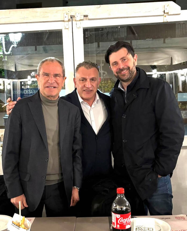 Calogero Coniglio con il Senatore Antonio SCAVONE 