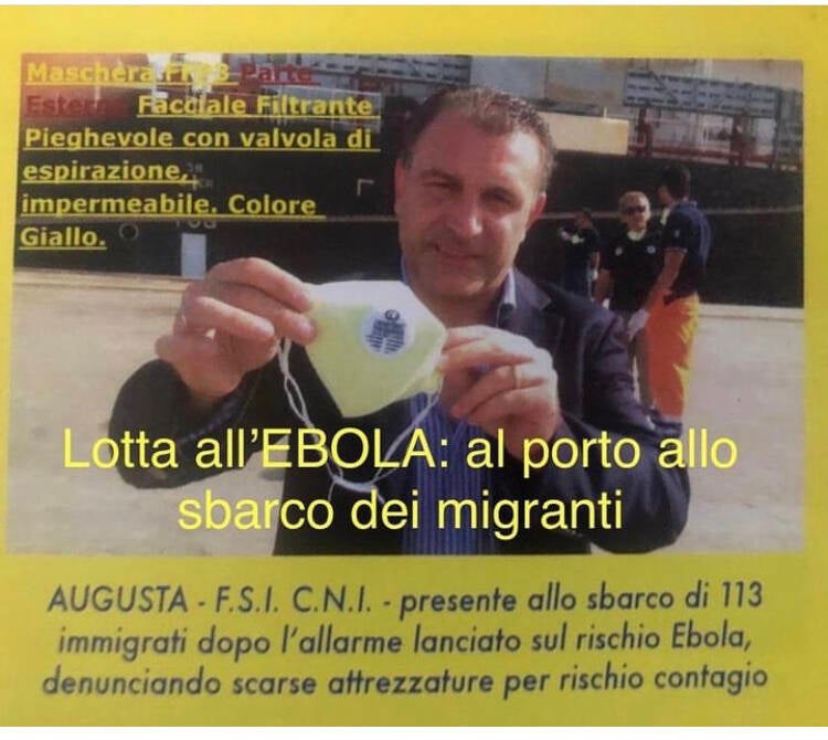CALOGERO CONIGLIO denuncia rischio e impreparazione contro l'ebola ospedali politica sindacale 