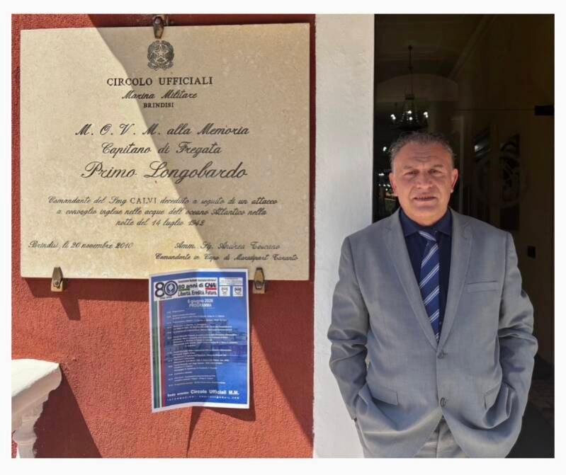 BRINDISI CIRCOLO UFFICIALI MARINA MILITARE CALOGERO CONIGLIO CNAI CONSOCIAZIONE NAZIONALE ASSOCIAZIONI INFERMIERI AFFILIATA AL CONSIGLIO INTERNAZIONALE INFERMIERI