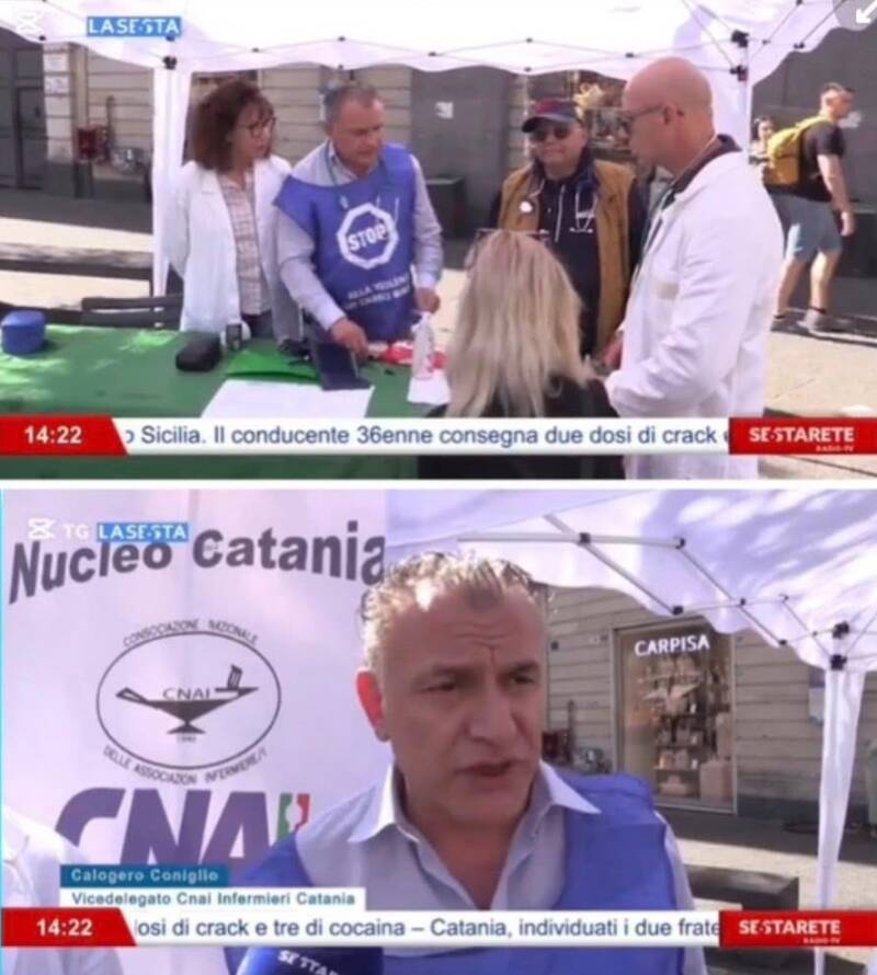 CALOGERO CONIGLIO CNAI  BANCHETTO INFERMIERI CATANIA