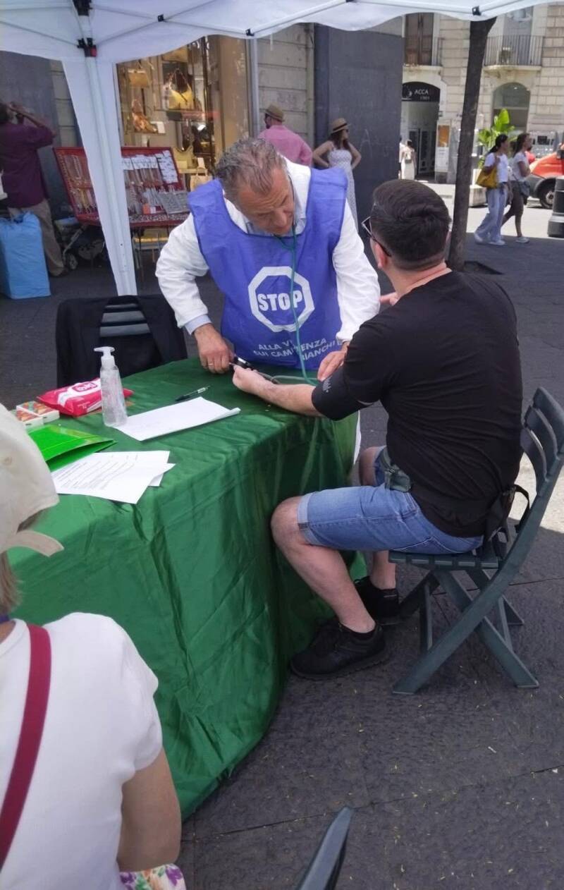 CALOGERO CONIGLIO CNAI  BANCHETTO INFERMIERI CATANIA