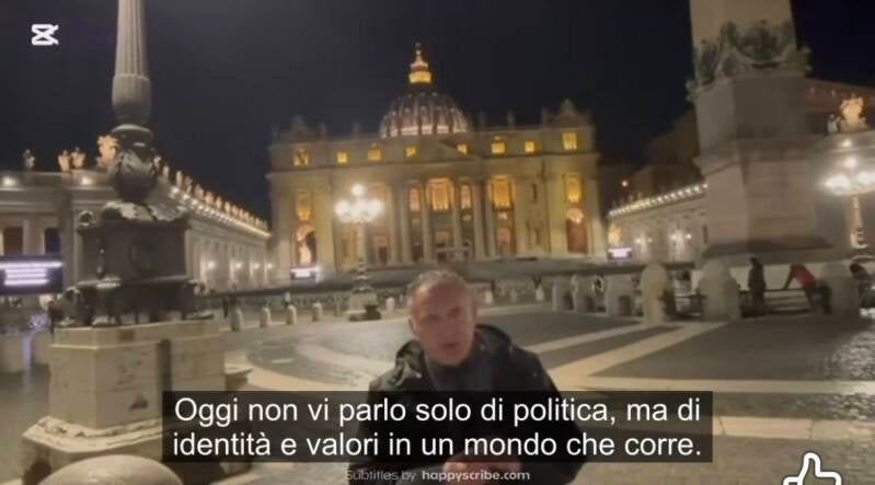 Calogero Coniglio Vaticano piazza San Pietro politica sociale