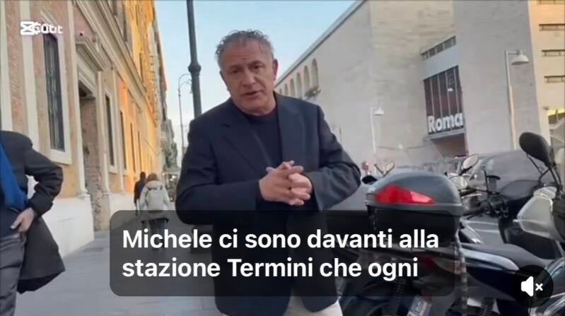 Calogero Coniglio Roma stazione Termini poliitca sociale