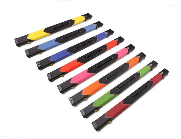 BAIZE MASTER LUXURY 2PC ARROW DESIGN PLASTIC ENDS HARD CASE (VARIOUS COLOURS)
