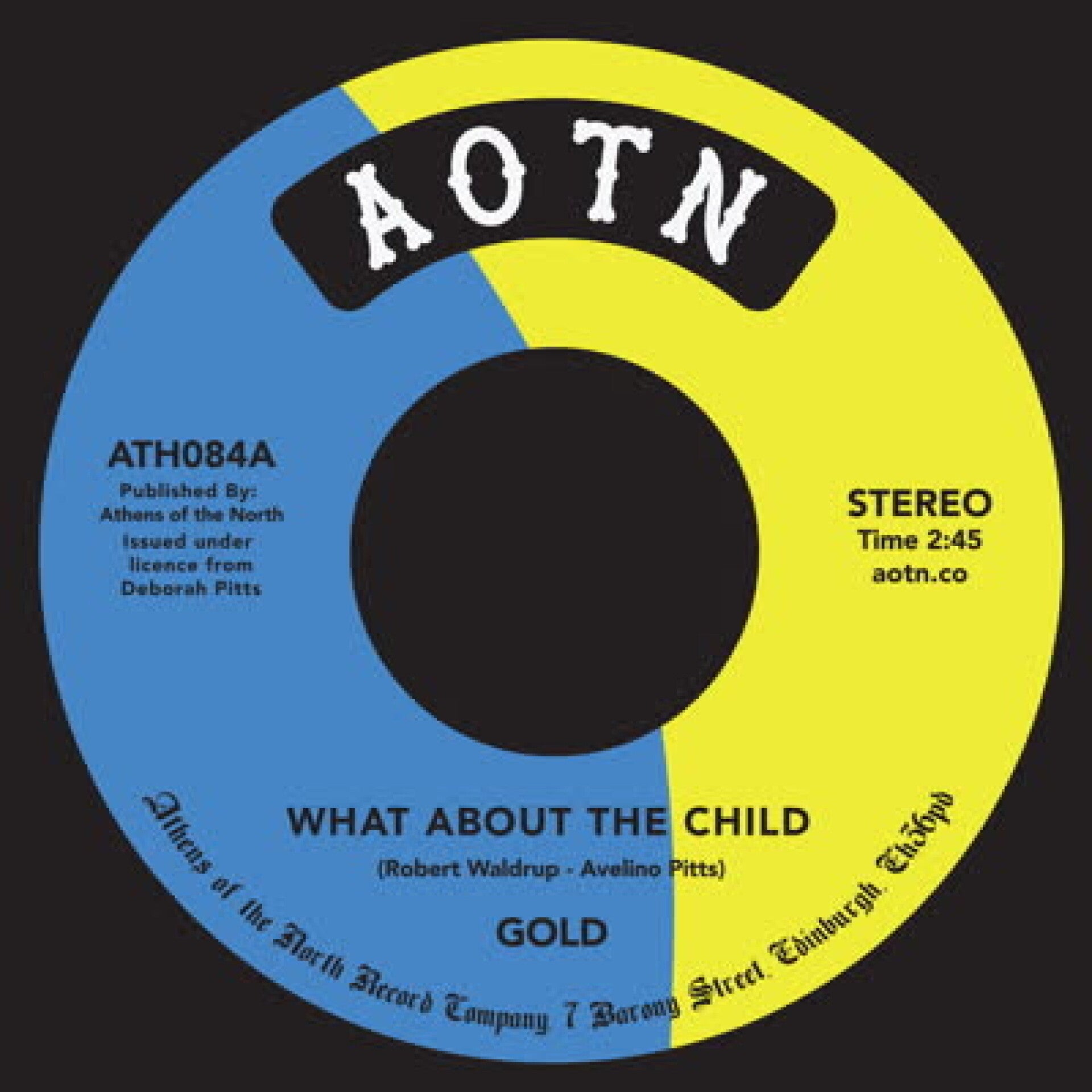 Gold What About the Child / Now I Know 7" Reissue