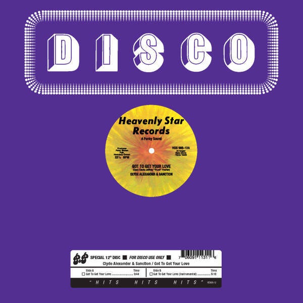 Clyde Alexander & Sanction ‎– Got To Get Your Love 12" RE