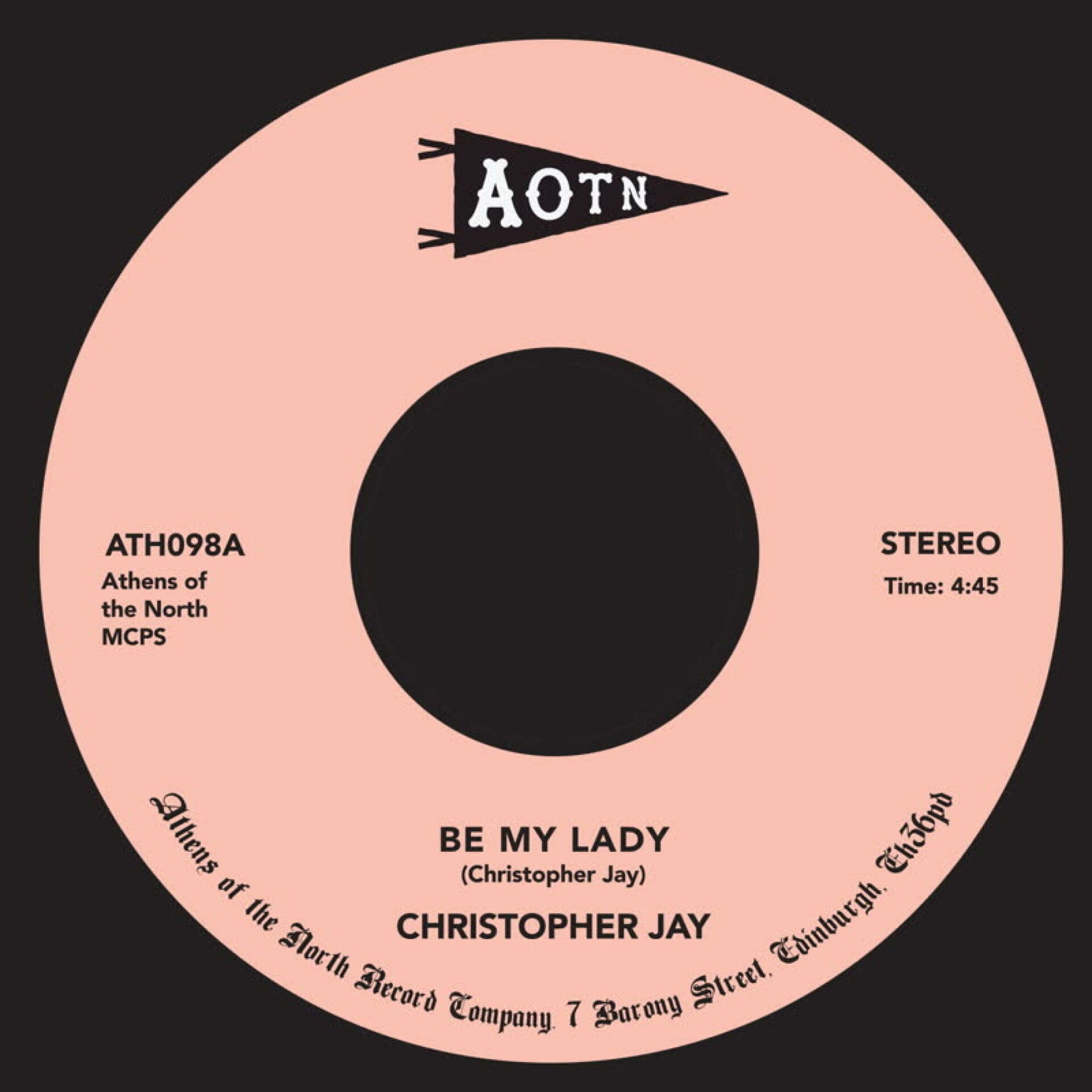 Christopher Jay Be My Lady / Come Out Tonight 7" Reissue