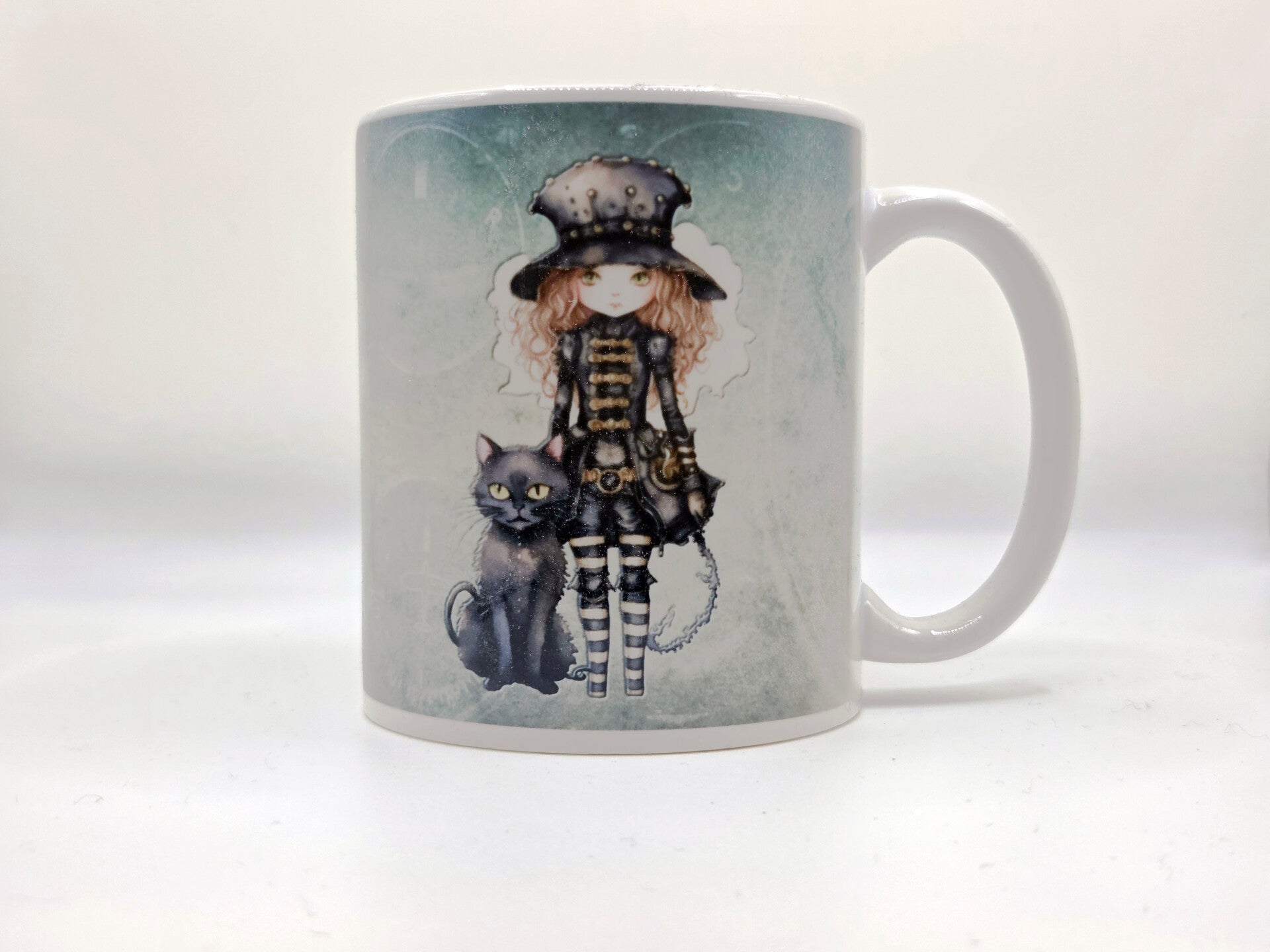 Girl with the cat 1