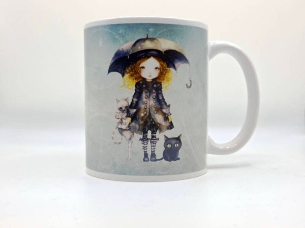 Girl with the cat 4
