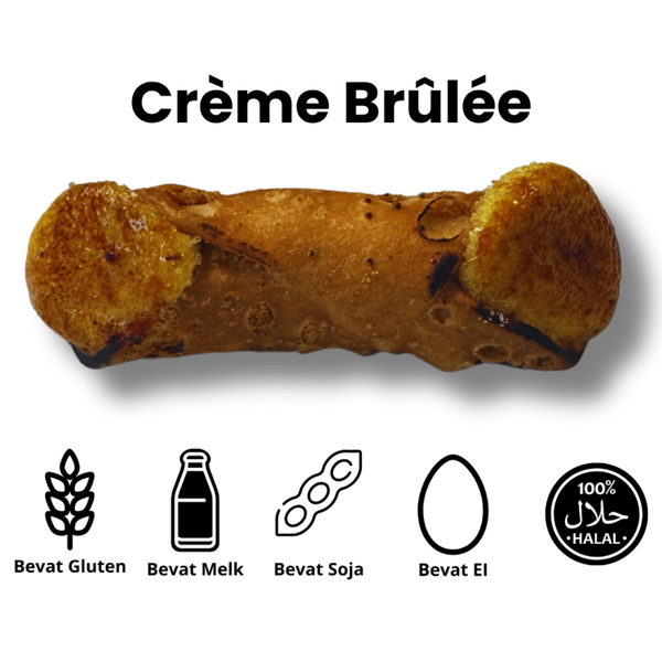 Cannoli met Crème Brûlée – 48 stuks (direct serveerbaar)
