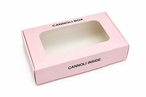 Cannoli Box (leeg) voor 5 stuks cannoli – meeneemverpakking (100 stuks)