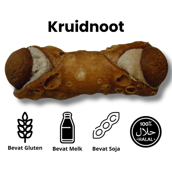 Cannoli met Kruidnoot – 48 stuks (direct serveerbaar)