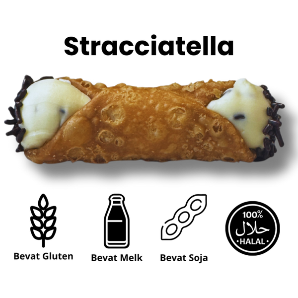 Cannoli met Stracciatella – 48 stuks (direct serveerbaar)