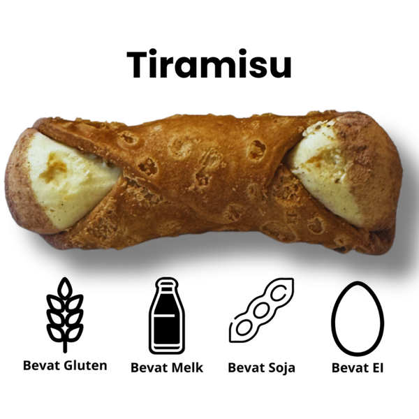 Cannoli met Tiramisu – 48 stuks (bevat alcohol & ei)