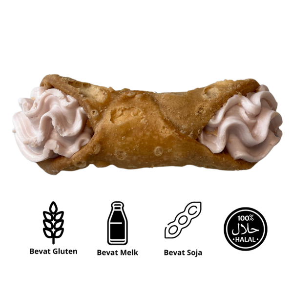 Cannoli – Yoghurt Framboos Crème – 48 stuks (direct serveerbaar)