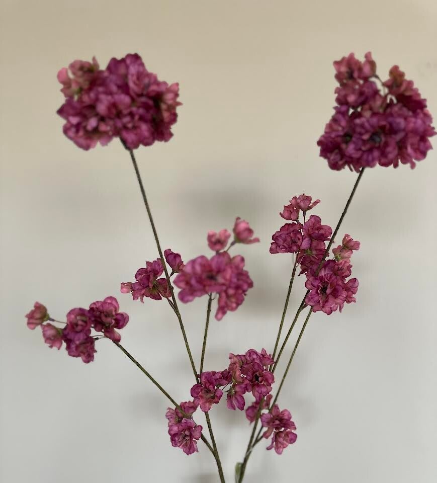 kunst bloemen roze