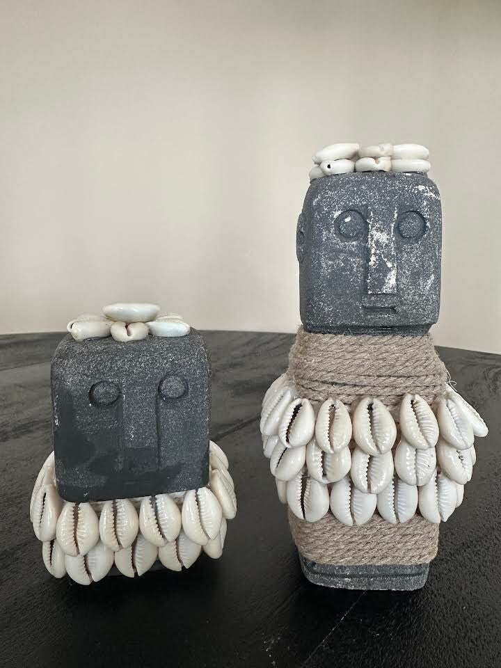 schelpen mannetjes set van 2