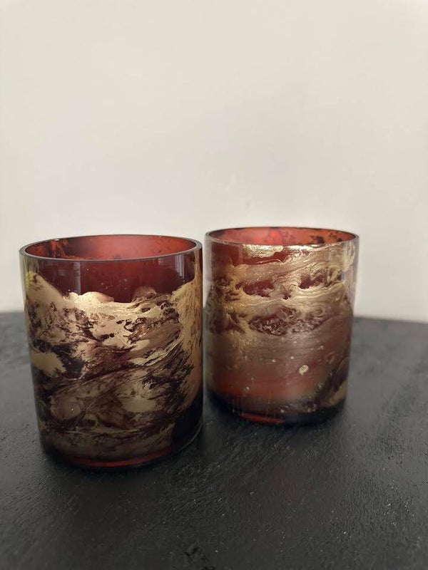 Waxinelichthouder PTMD Luxury living set van 2