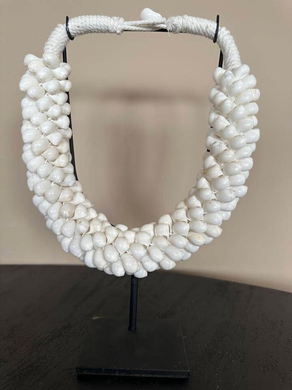 Schelpen ketting op standaard maat M