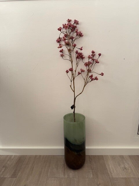 takje met oudroze bloemetjes