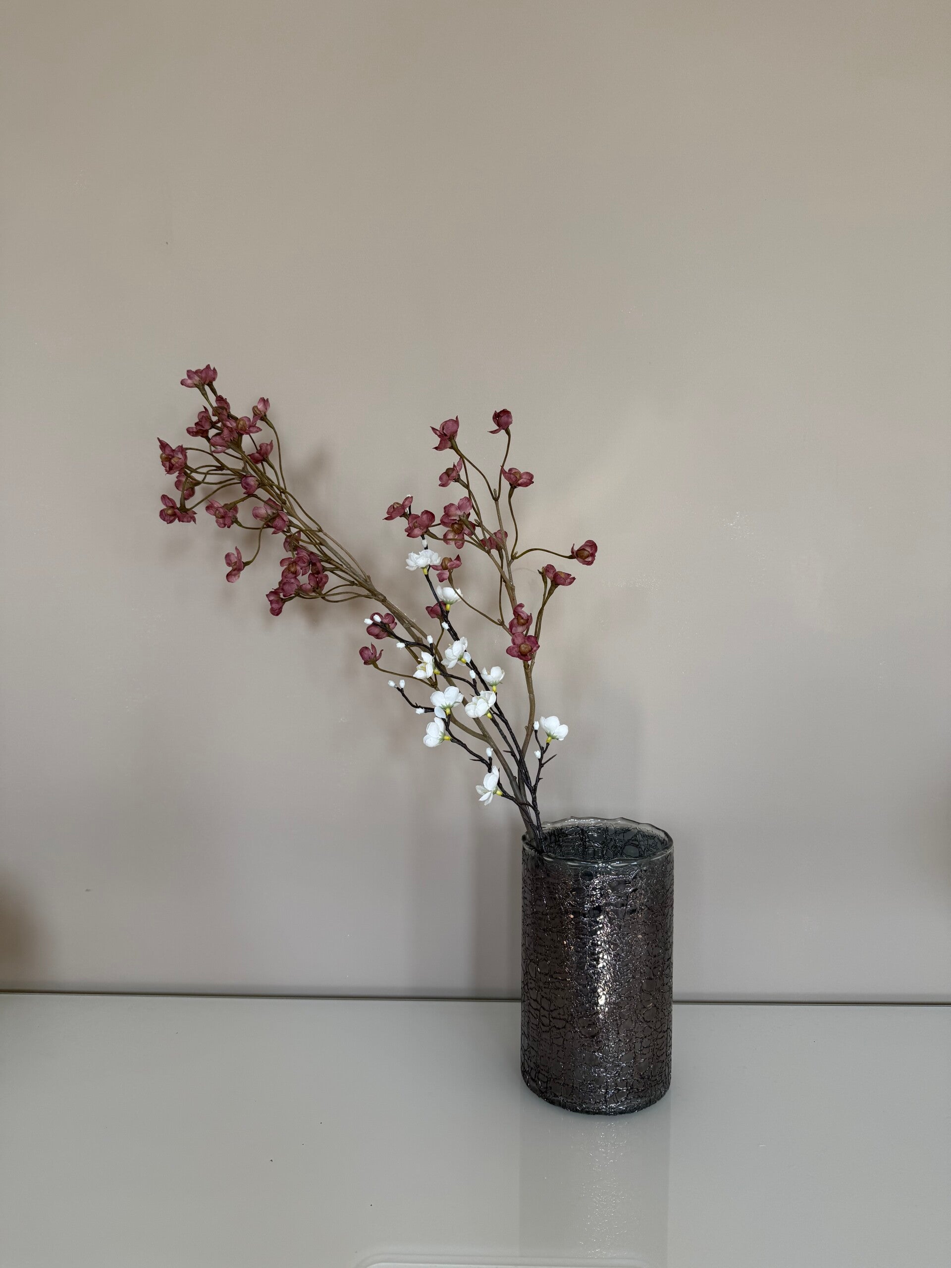 countryfield handgemaakte vaas zilver grijs zwart